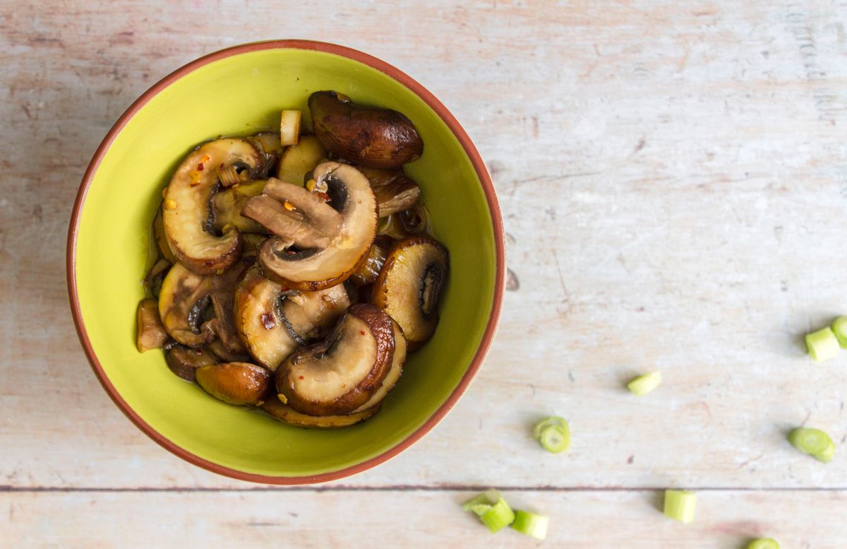 Keto Sweet and Spicy Mushrooms