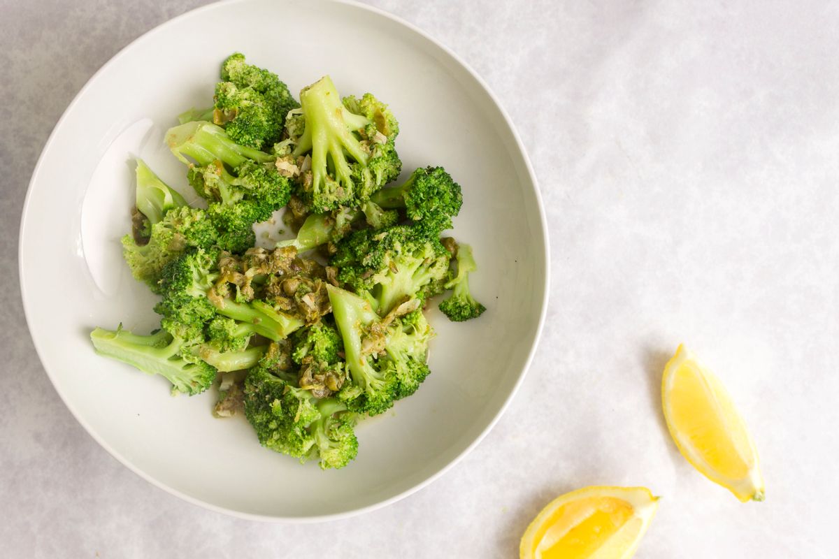 Keto Buttery Broccoli with Anchovies and Capers Carb Manager