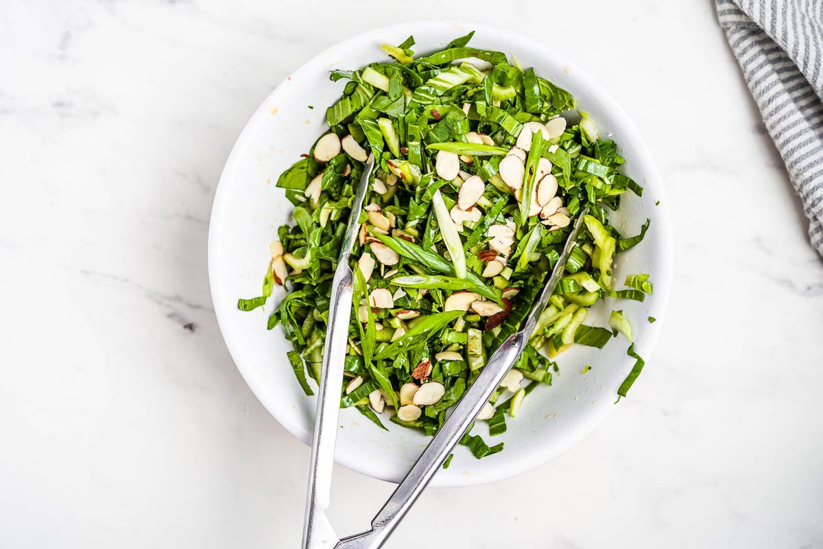 Keto Crunchy Bok Choy Salad