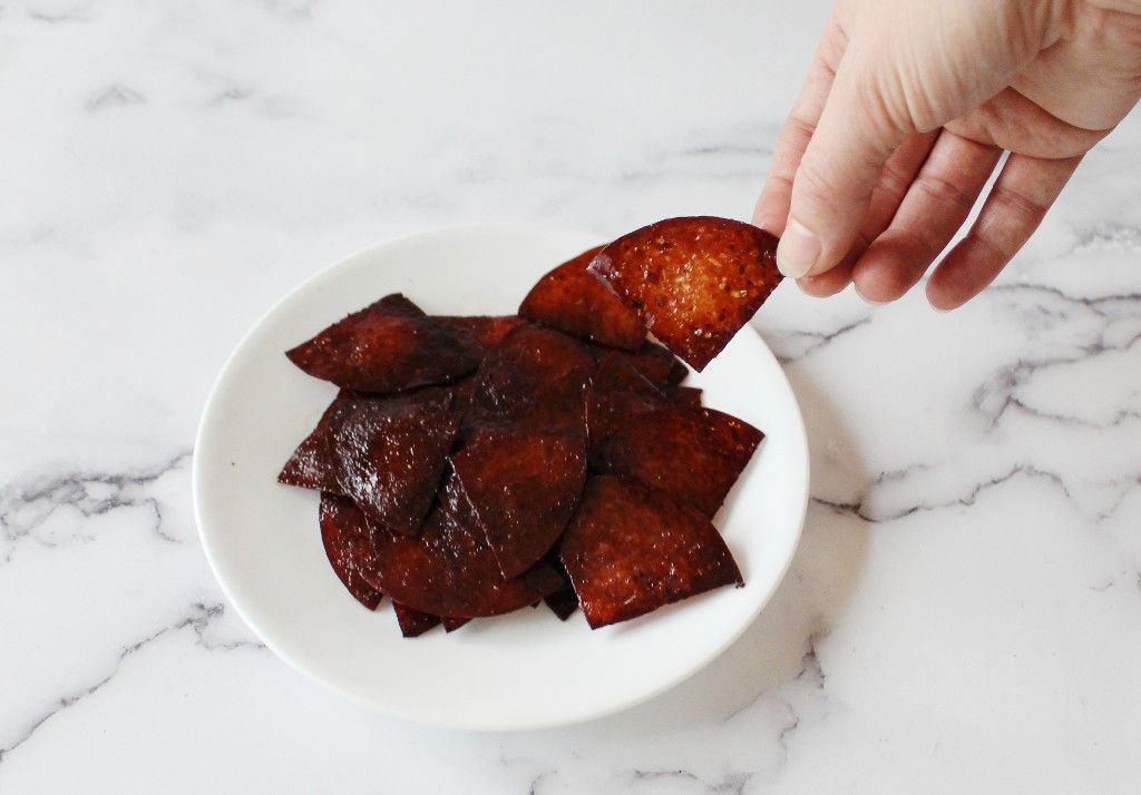 Keto Salami Chips