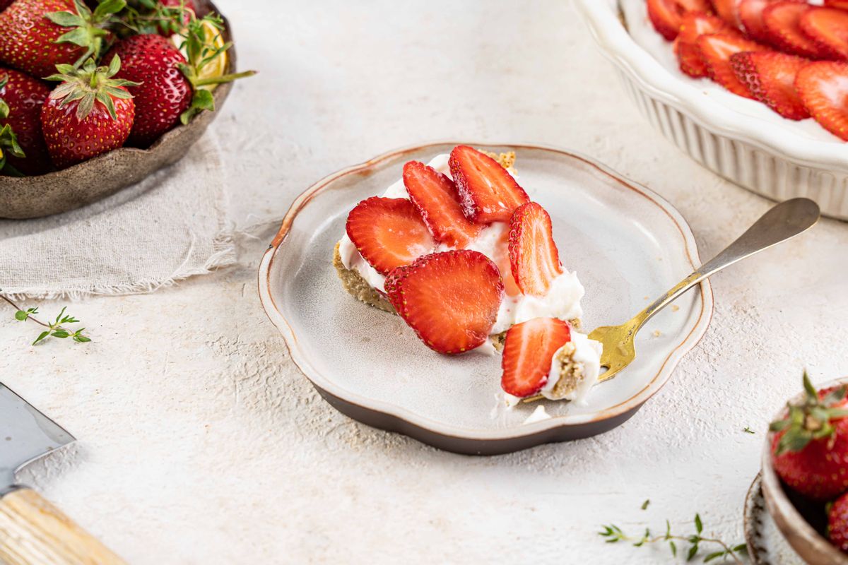 Keto Strawberry Tart