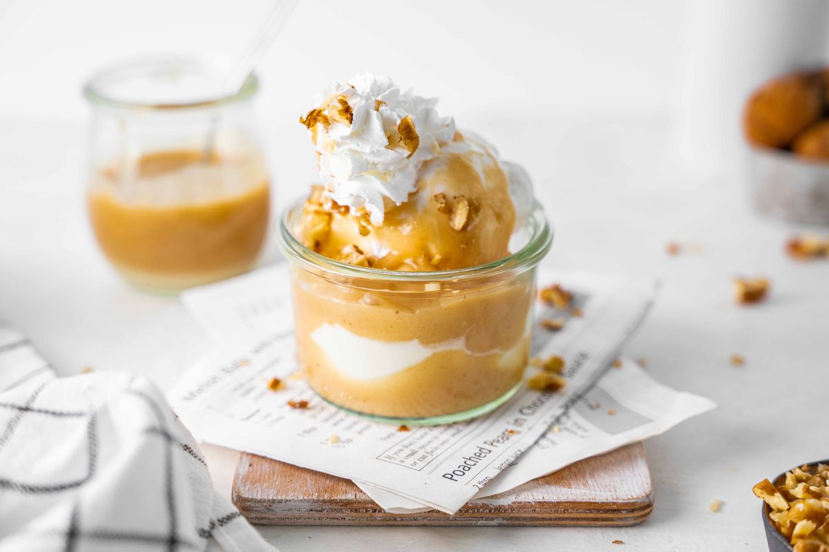 Keto Peanut Butter Fudge Ice Cream Sundae