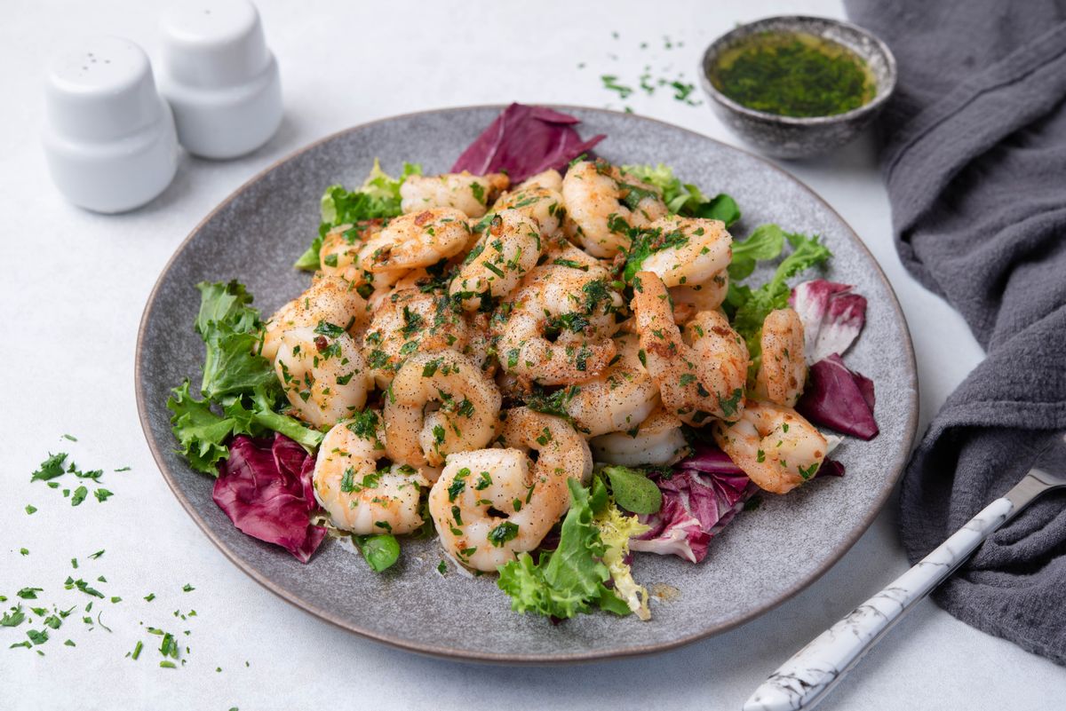 Easy Keto 5-Ingredient Garlic Prawns