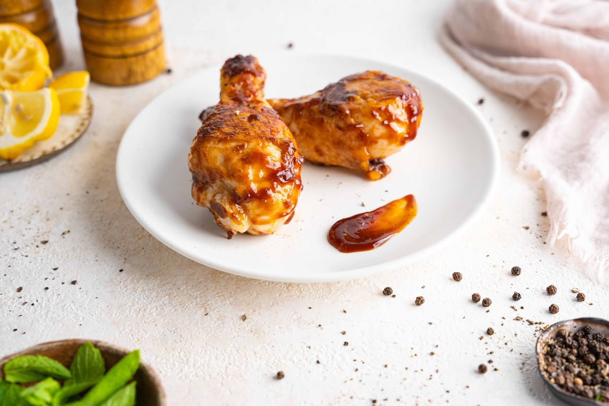 Keto 4th of July BBQ Chicken Drumsticks    