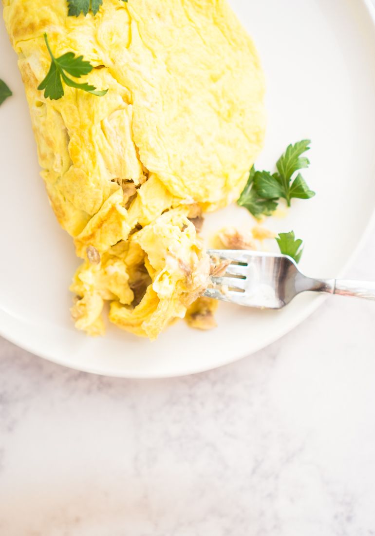 Keto Smoked Salmon Omelette