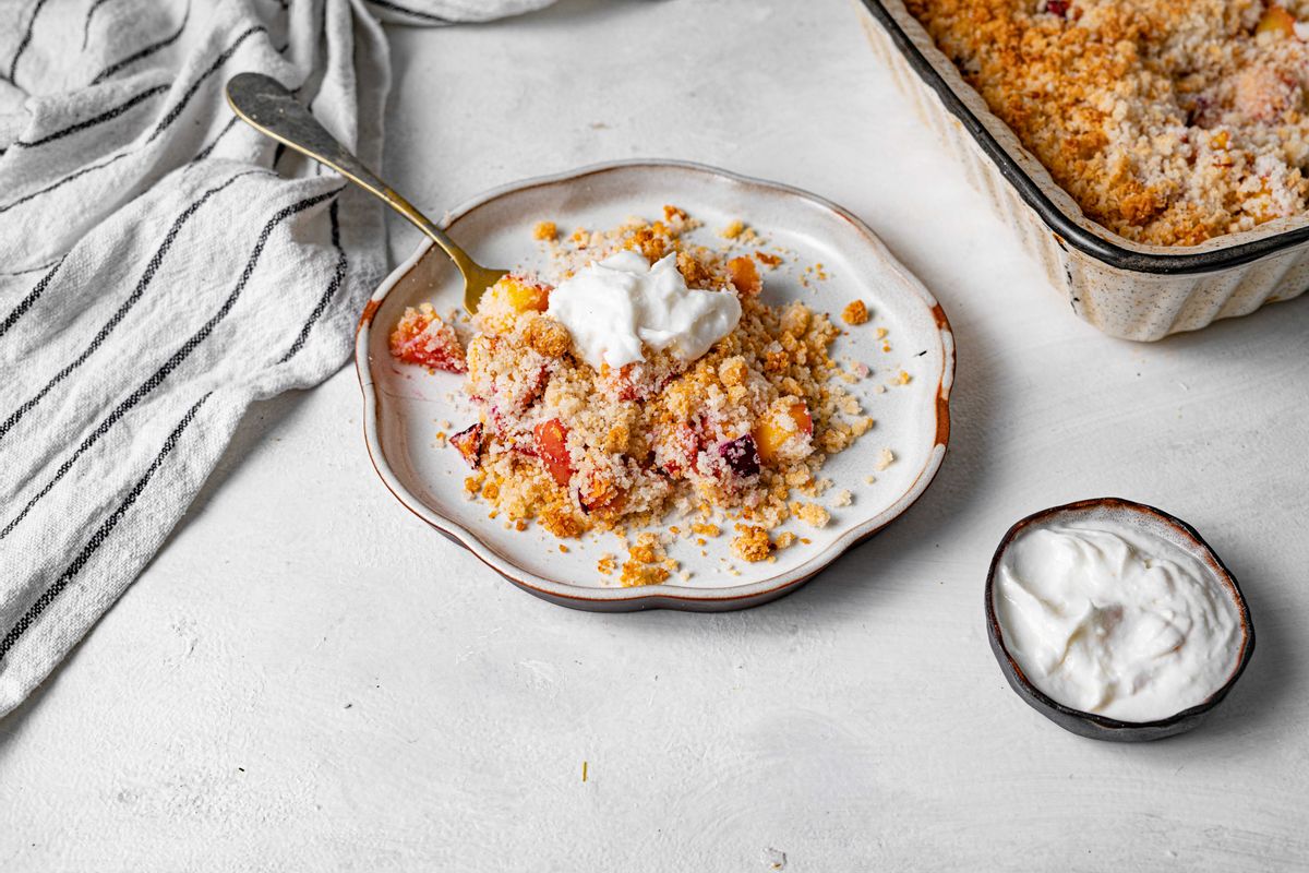 AIP Peach Coconut Crisp