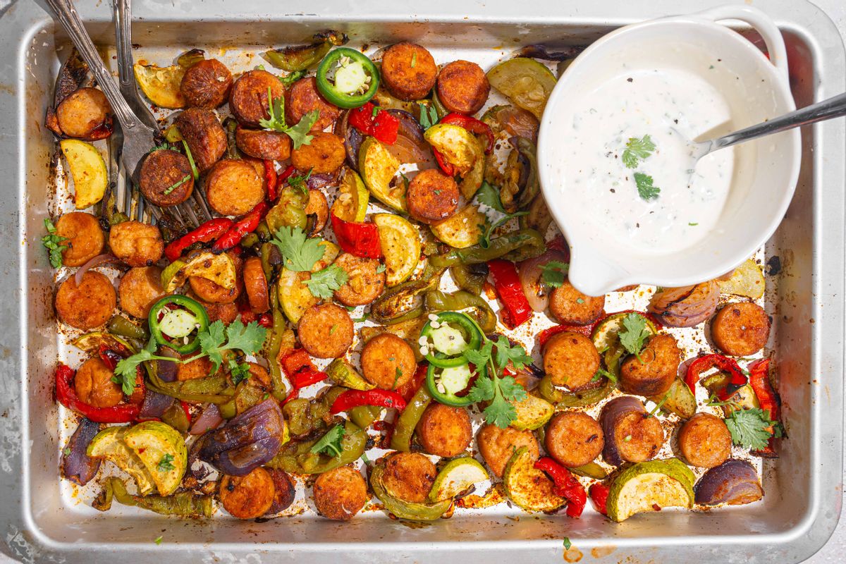 Sheet-Pan Sausage and Vegetables - Once Upon a Chef