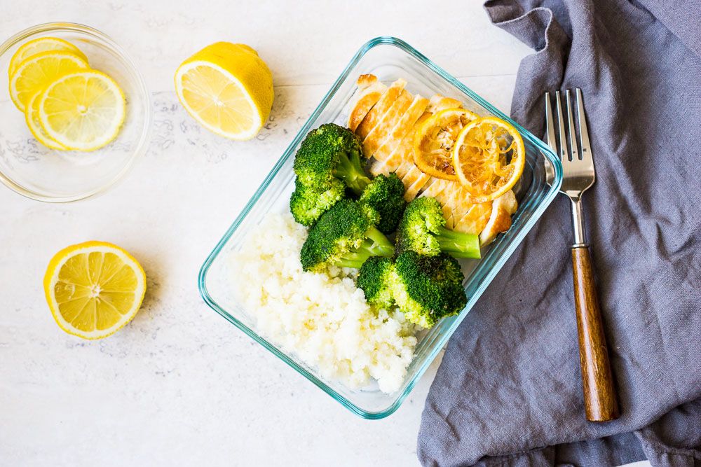 Keto Lemon Chicken Meal Prep