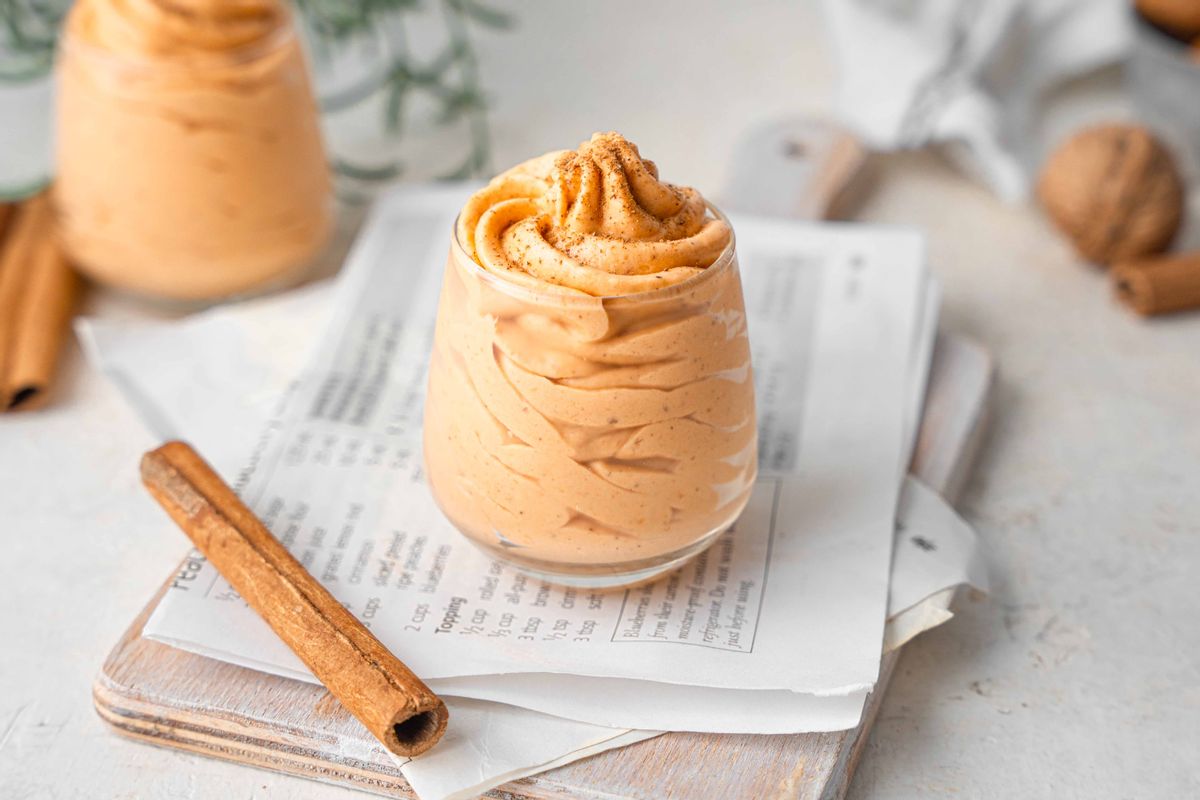 Keto Pumpkin Spice Cream Cheese Mousse