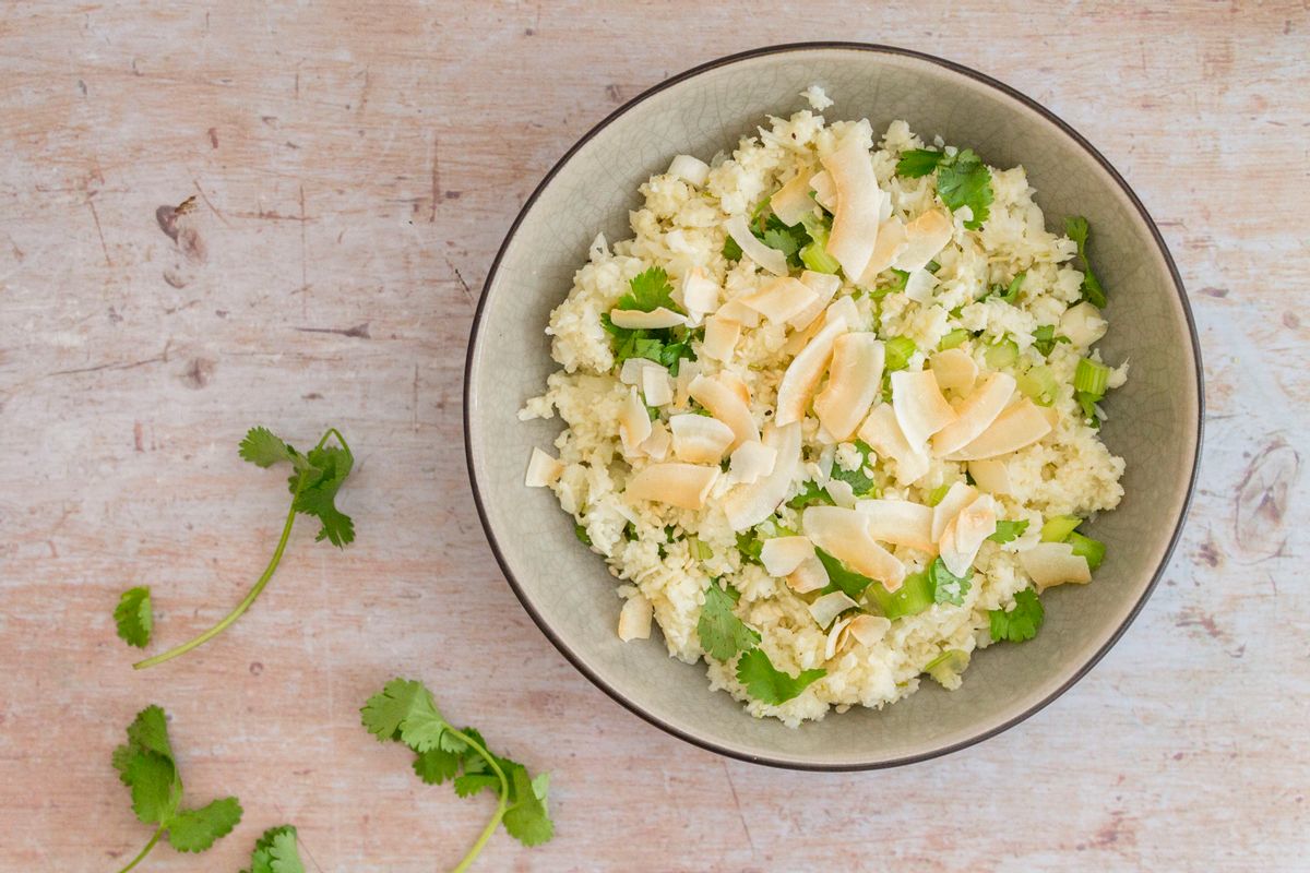 Low Carb Lime and Coconut Cauliflower Rice