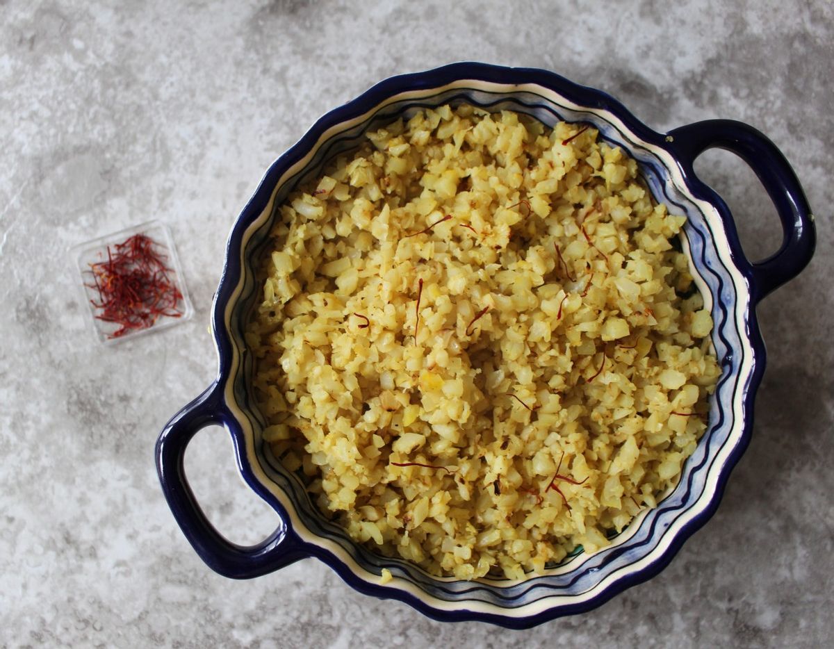 Keto Saffron Rice