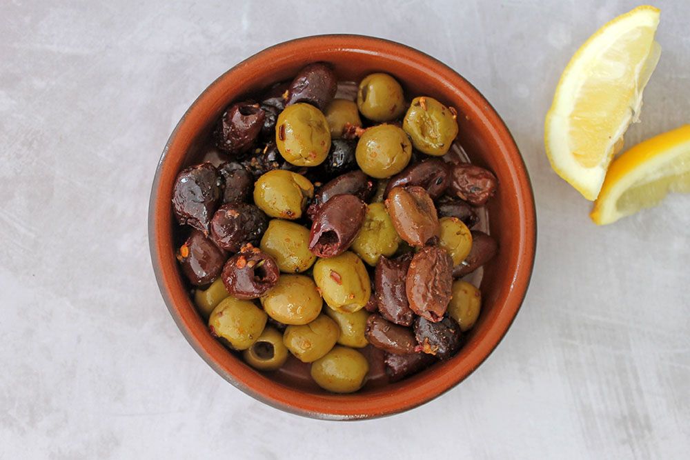 Keto Moroccan Spice Roasted Olives