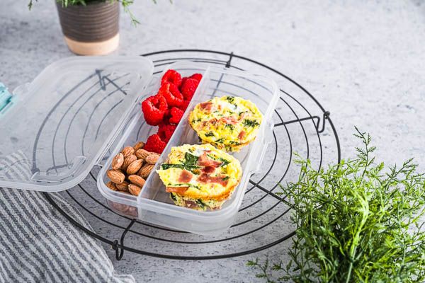 Low Carb Mini Quiche Breakfast Meal Prep