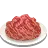 Hamburger or ground beef, 90% lean