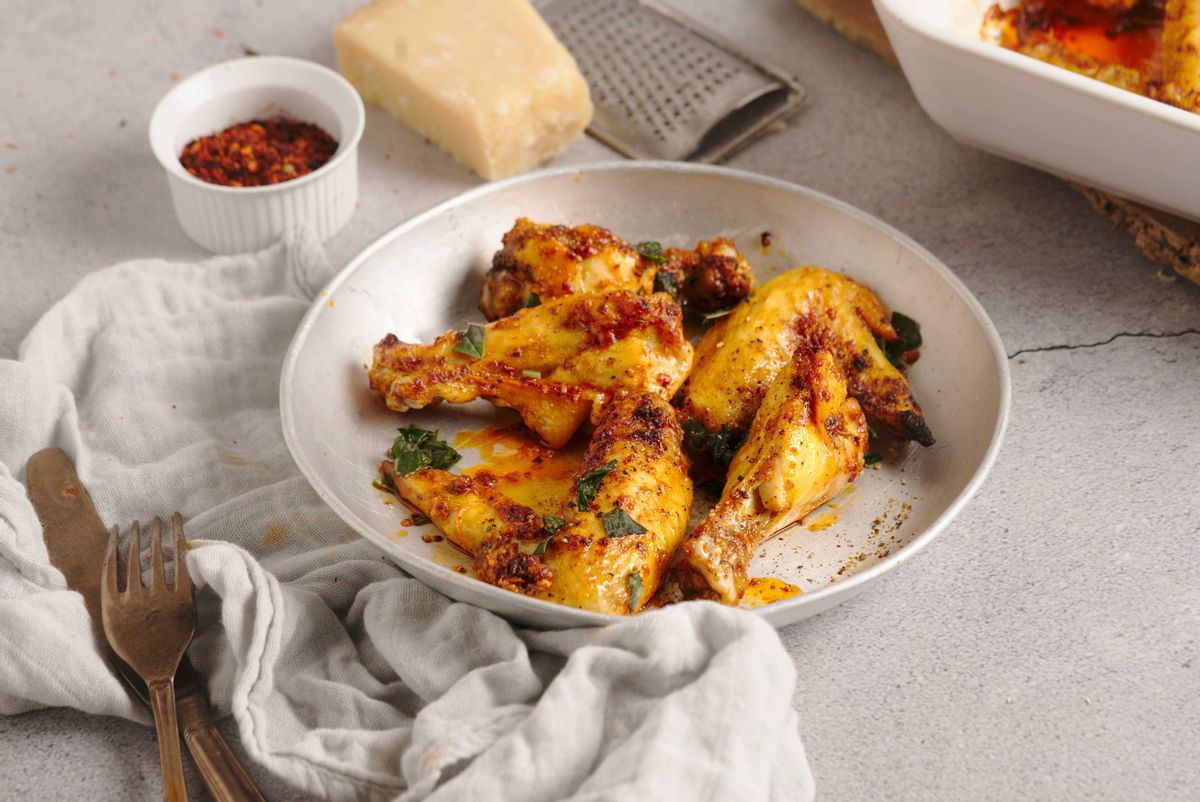 Keto Baked Spiced Chicken Wings