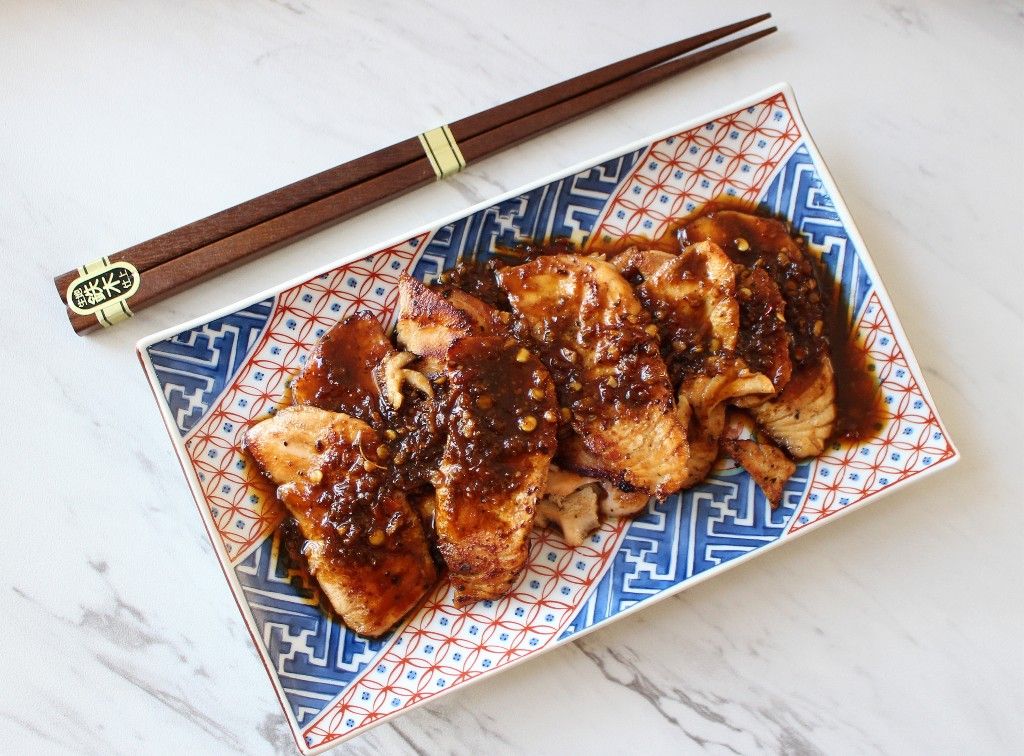 Keto Salmon Bites w Sweet Chili Sauce