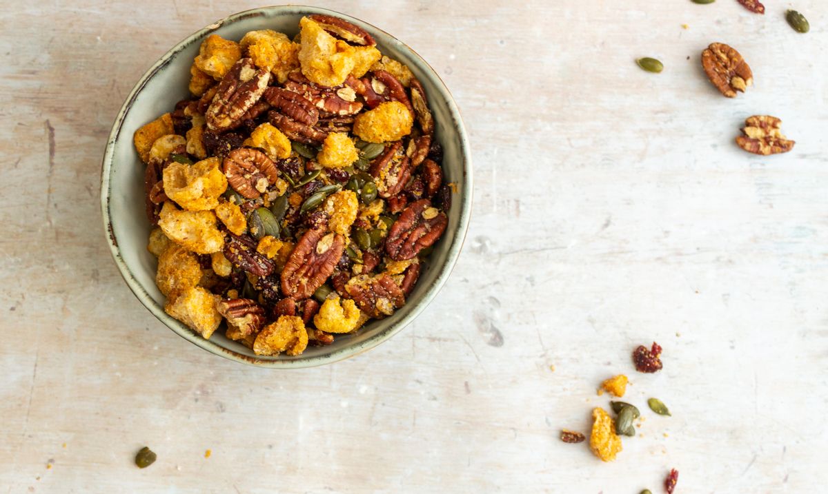 Low Carb Rind and Pecan Trail Mix
