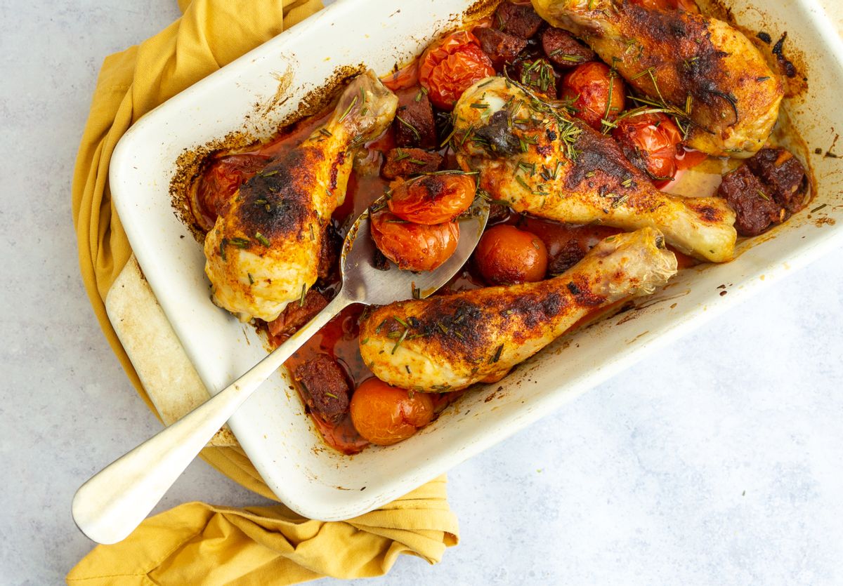 Keto Spanish Style Chicken Drumsticks