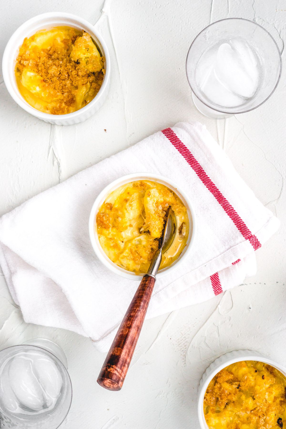 Keto Cheesy Crab Mac + Cheese