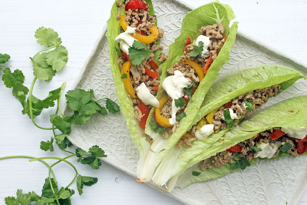 Keto Pork and Pepper Lettuce Wraps