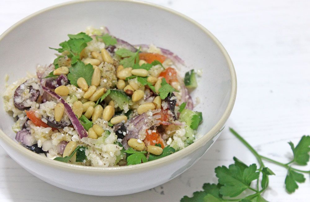 Keto Mediterranean Rice Salad