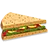 Healthy Living Prawn Mayonnaise On Wholemeal Bread Sandwich