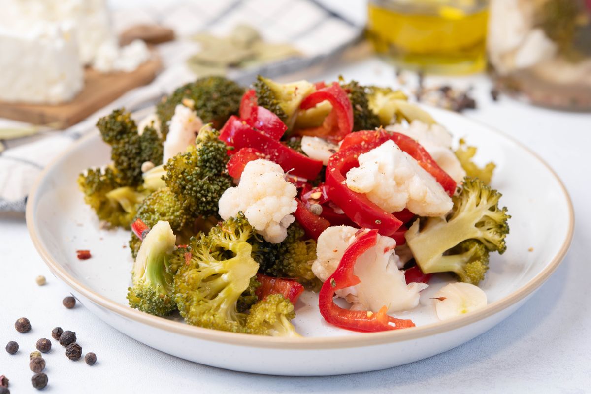 Healthy Keto Mediterranean Fermented Salad