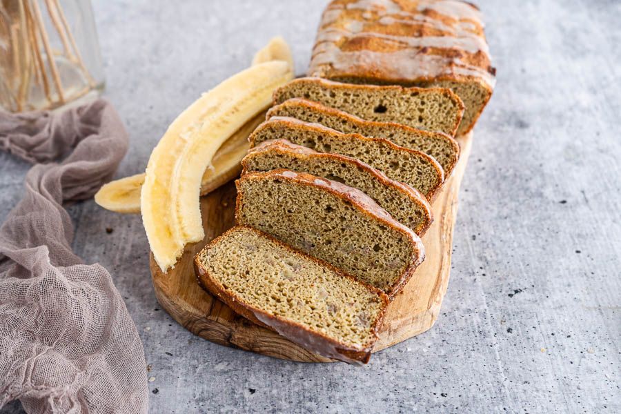 Keto Banana Bread with Coconut Flour