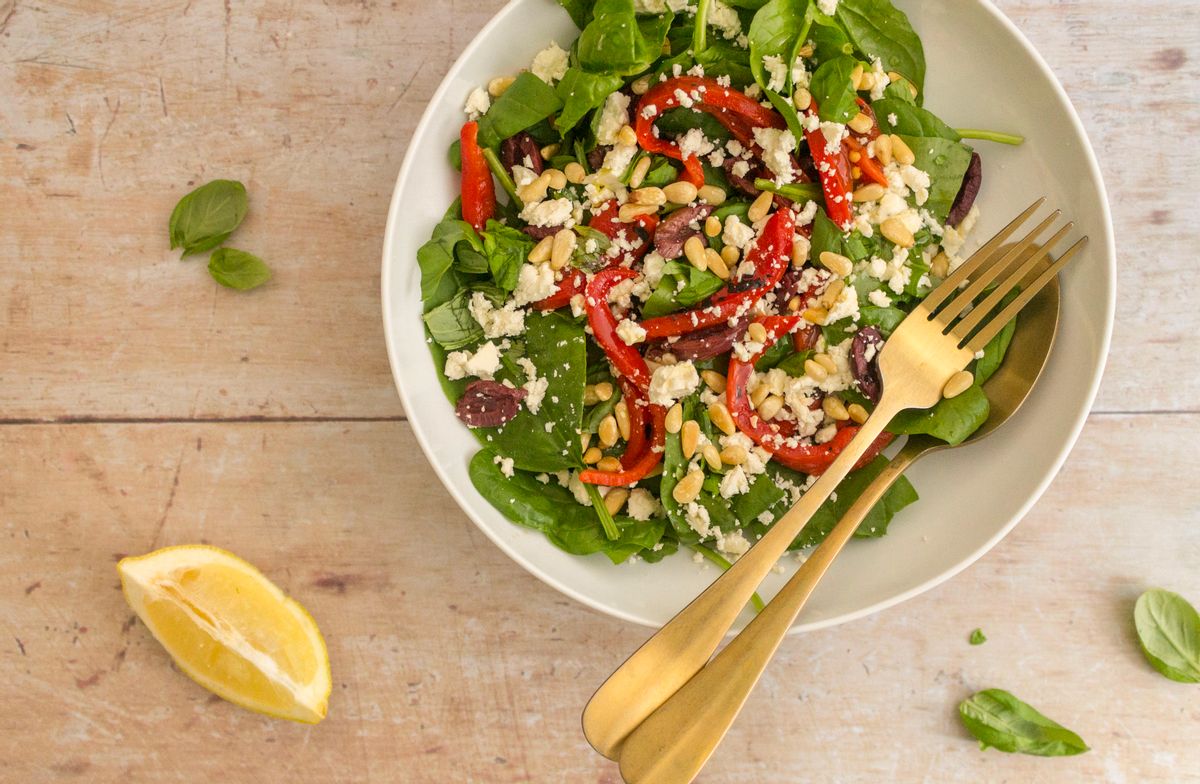 Keto Red Pepper and Feta Salad