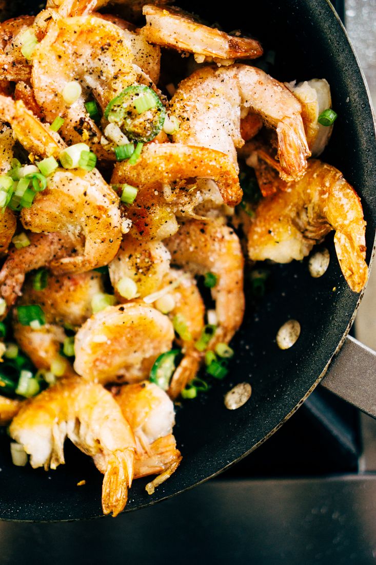 Low Carb Salt and Pepper Shrimp