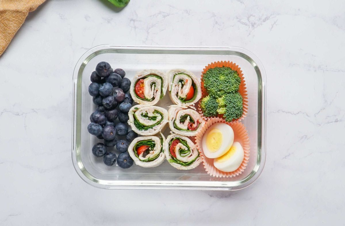 Turkey & Cheese Pinwheels Bento Lunch