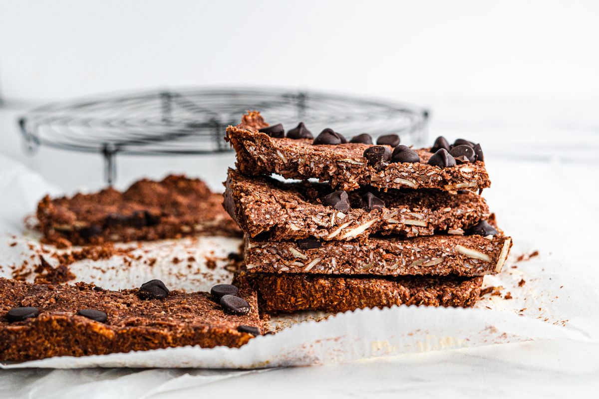 Keto Double Chocolate Breakfast Bars