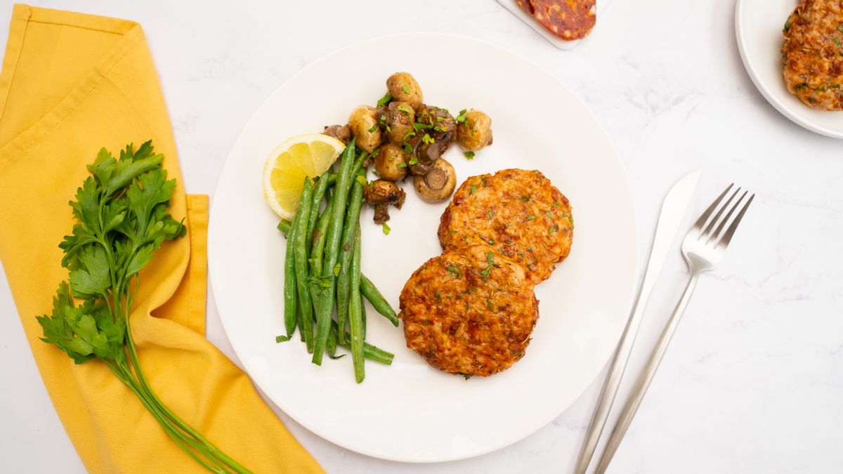 Keto Pork and Chorizo Burgers