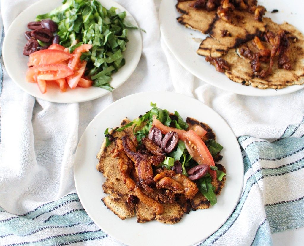 Keto Chicken Shawarma with Flatbread