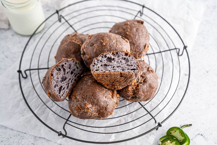 Keto Jalapeno Cheese Bread Rolls