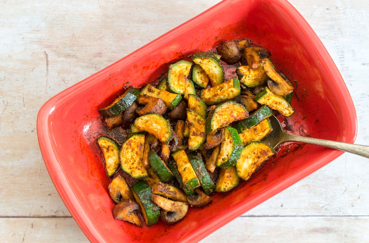 Keto Spicy Mushrooms and Zucchini | Carb Manager
