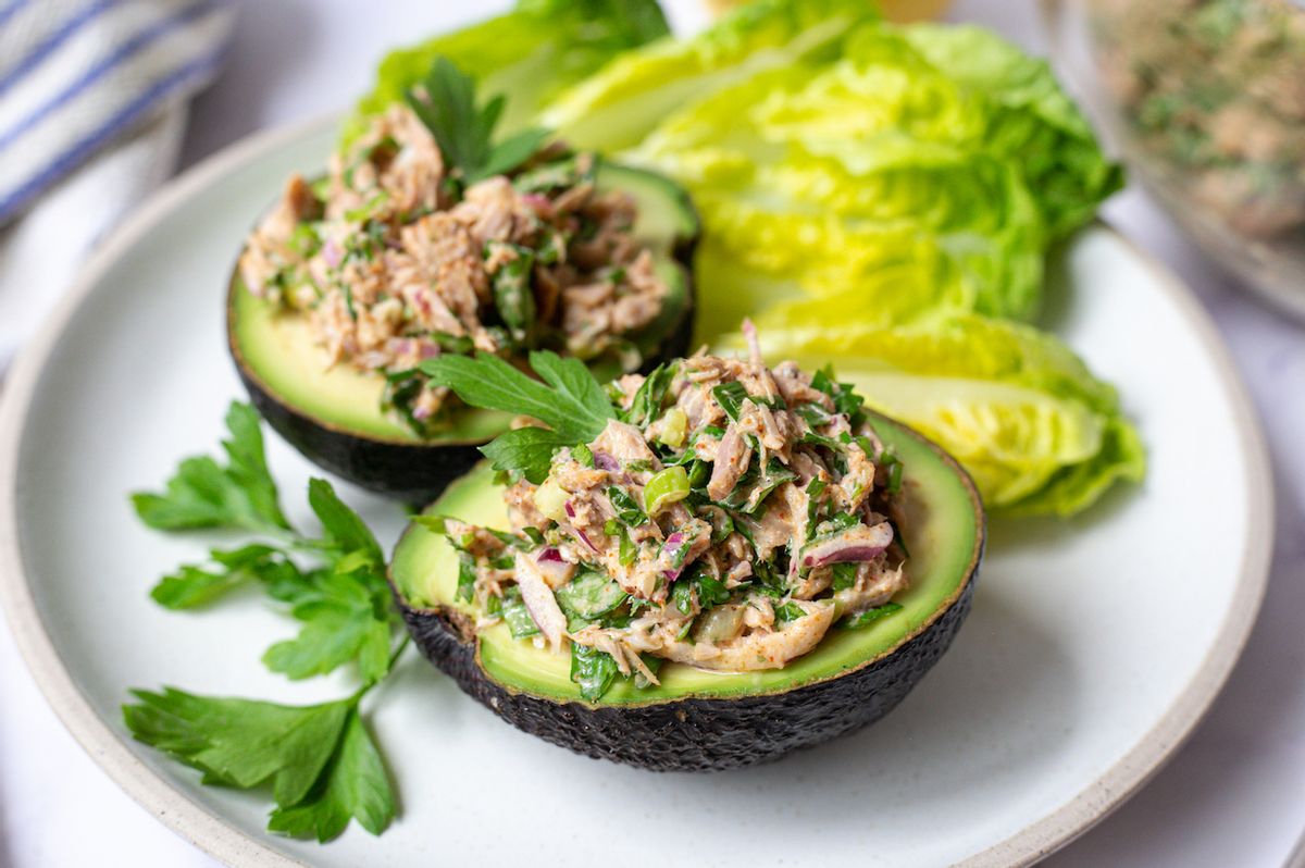 Best Keto Tuna Salad Avocado Boats