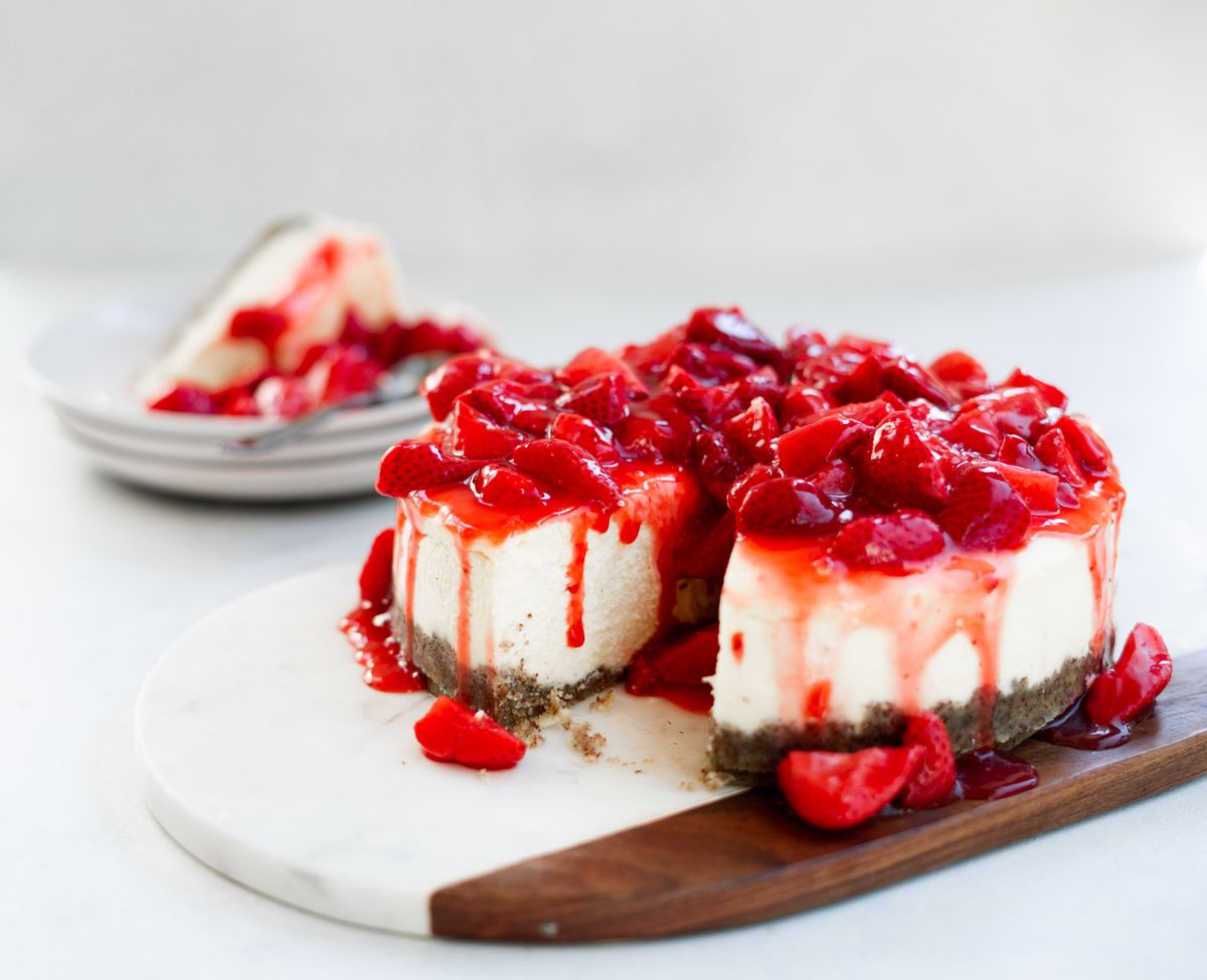 The Ultimate Keto Strawberry Cheesecake