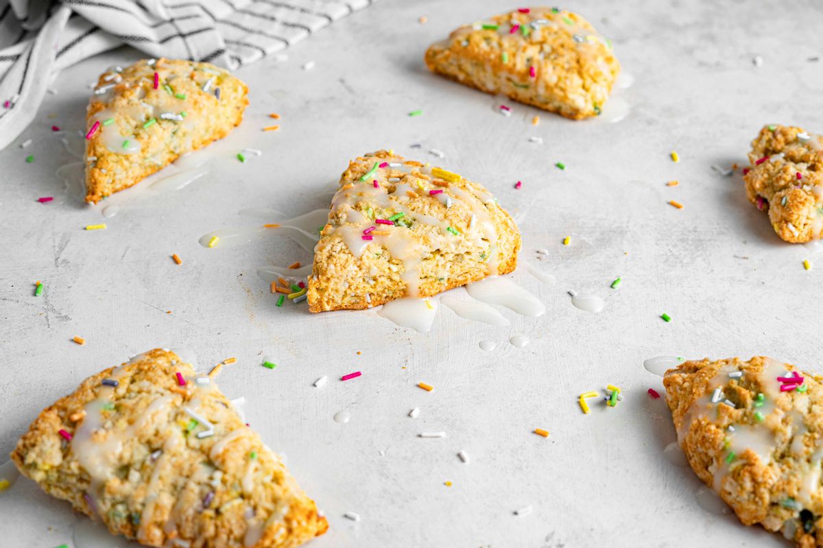 Children’s Tea Party Keto Funfetti Scones