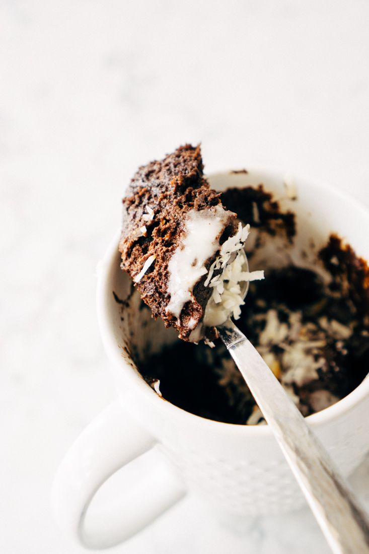 Keto Chocolate Coconut Mug Cake