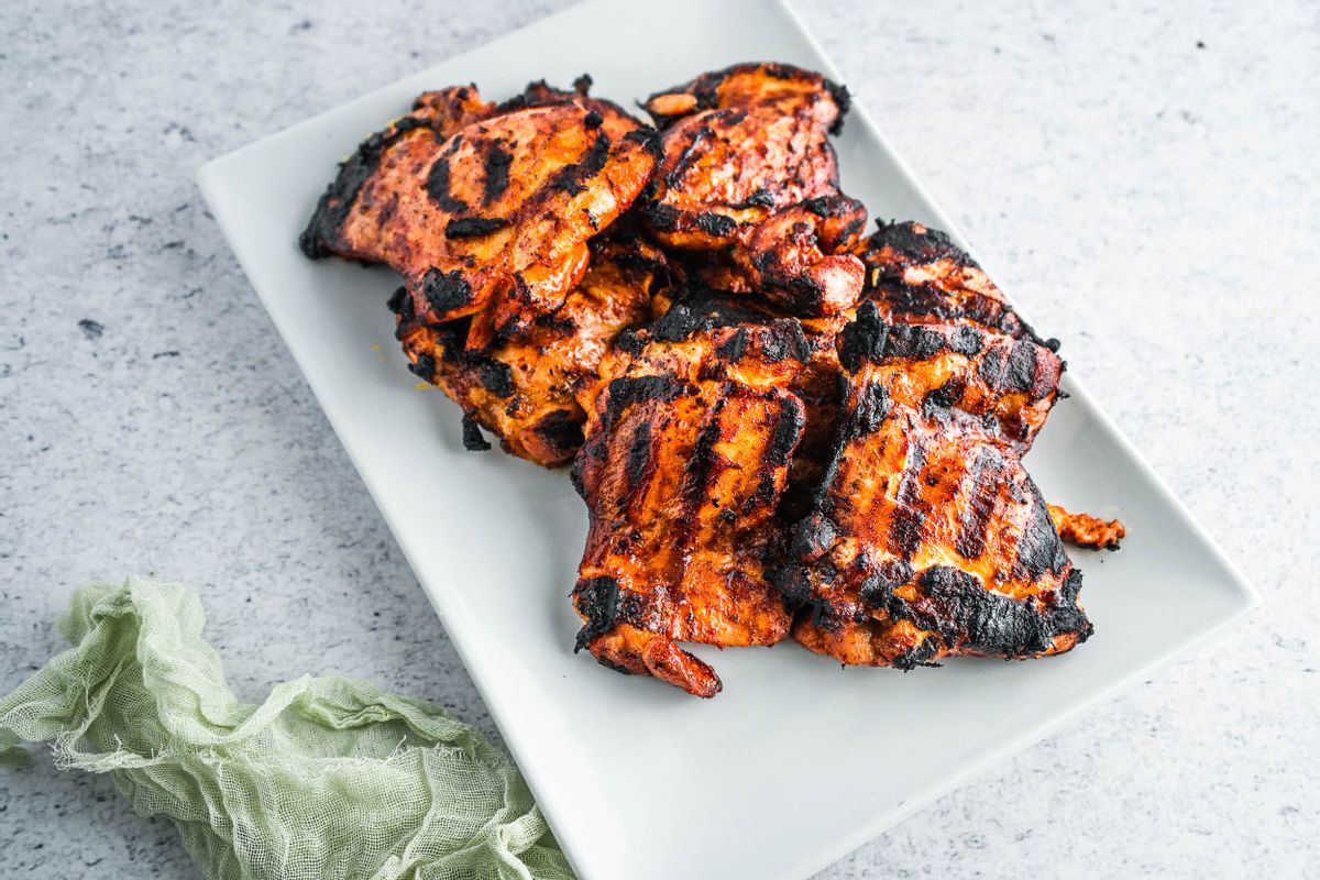 Low Carb Grilled Gochujang Chicken Thighs