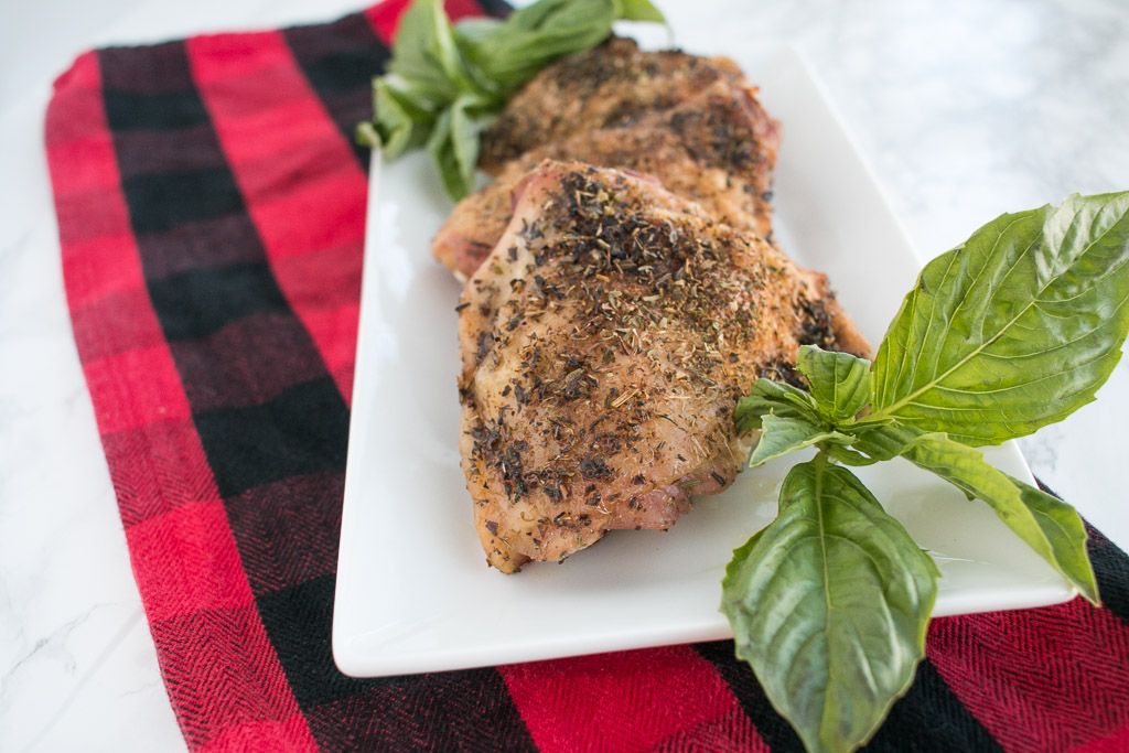 Keto Crispy Sheet Pan Chicken Thighs