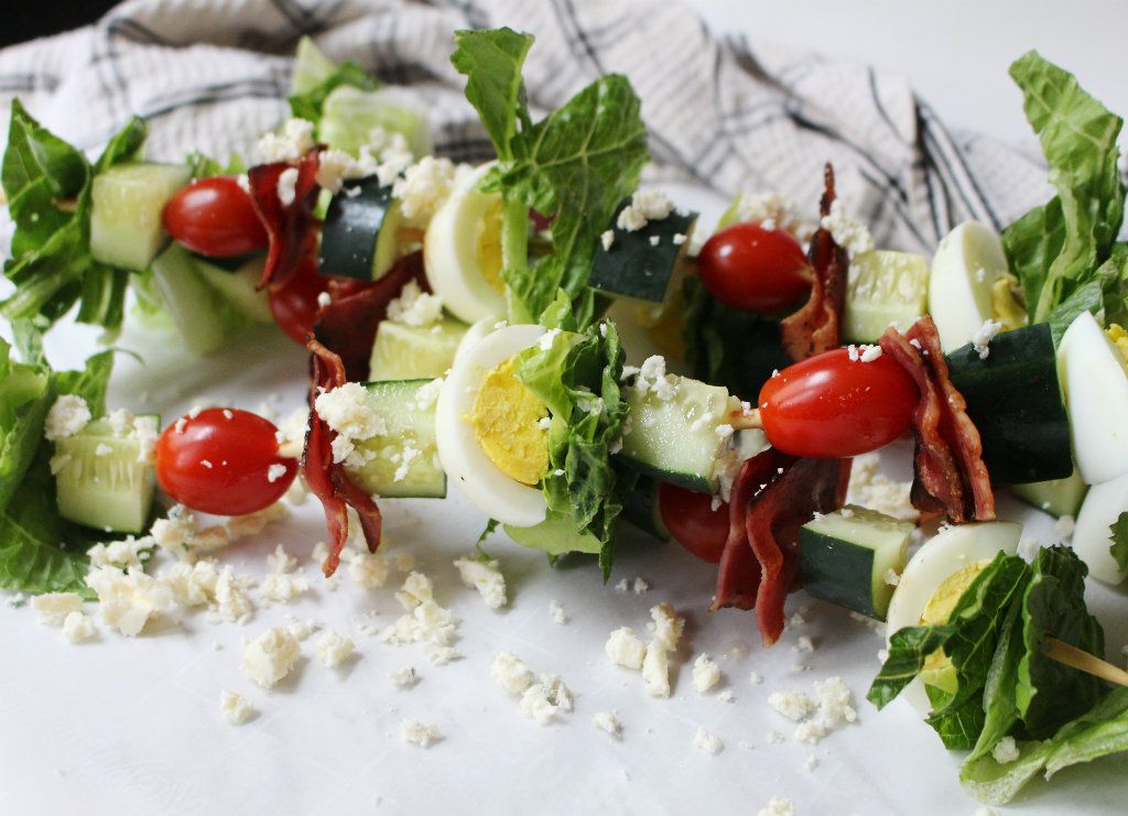 Keto Cobb Salad On A Stick