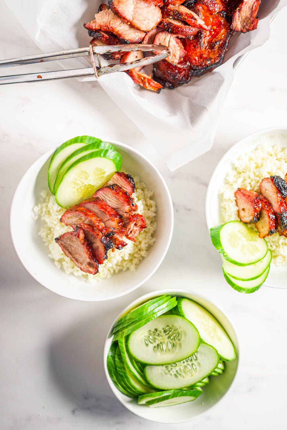 Low Carb Char Siu Bowls