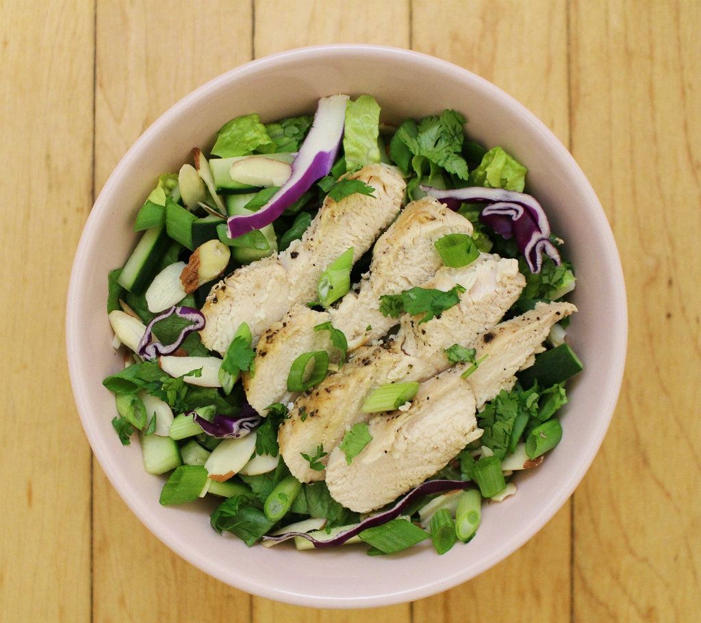 Asian Green Salad with Soy-Sesame Dressing – Kalyn's Kitchen