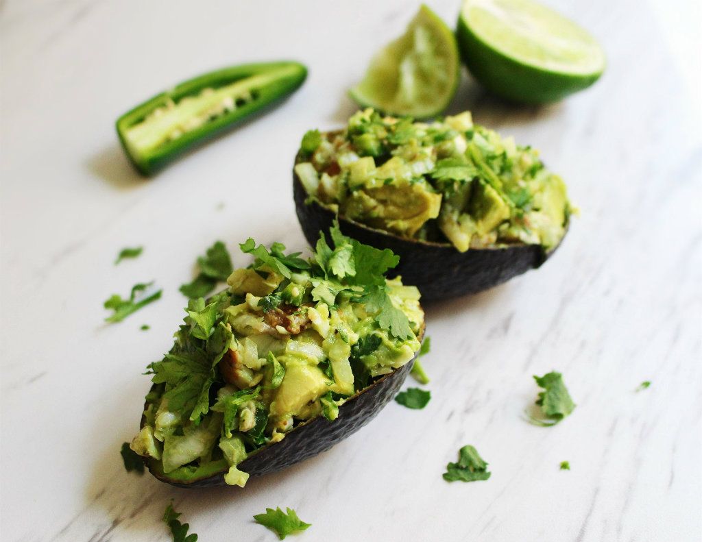 Keto Fish Taco Avocado Bowl