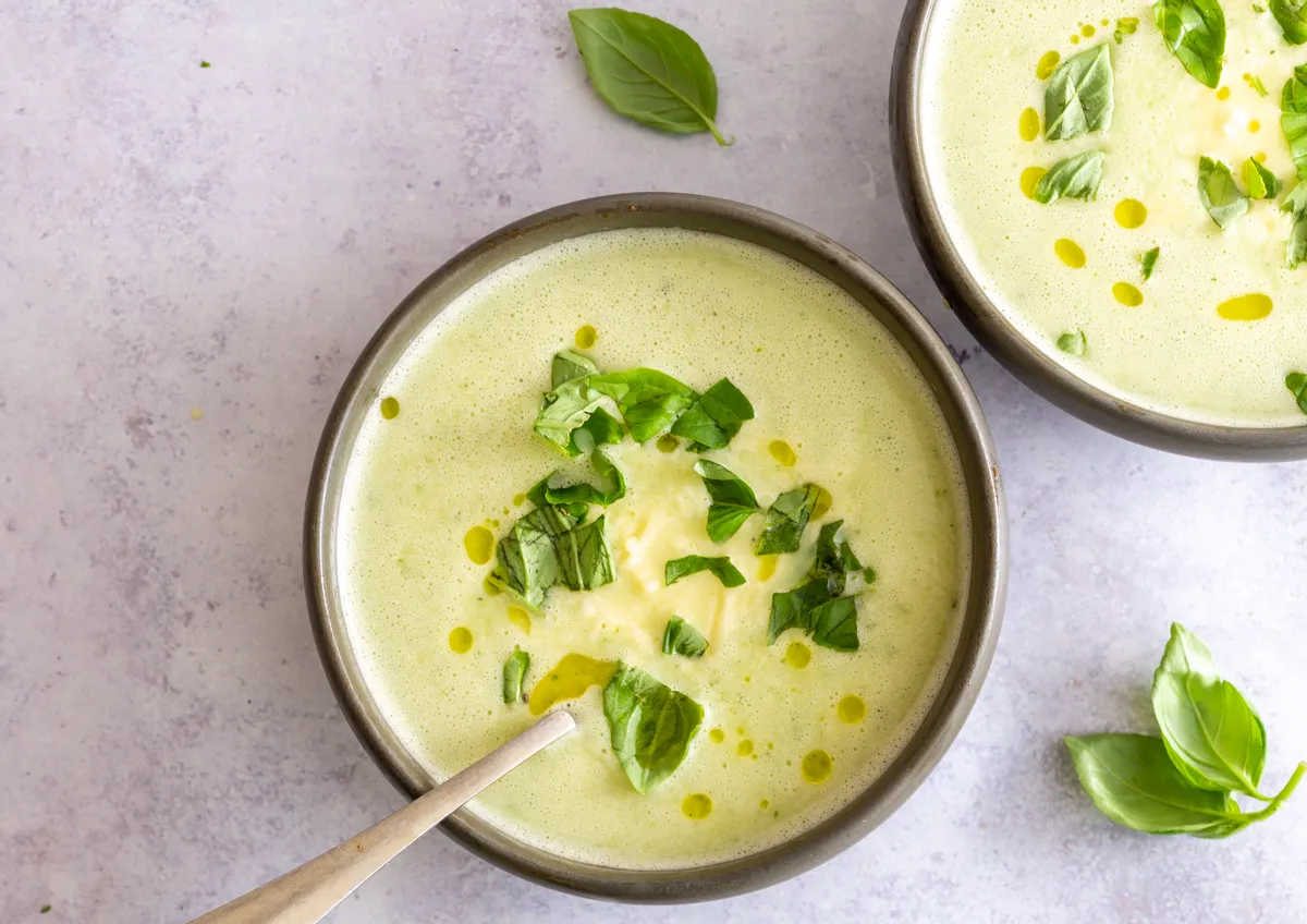 Keto Leek, Zucchini and Cheese Soup