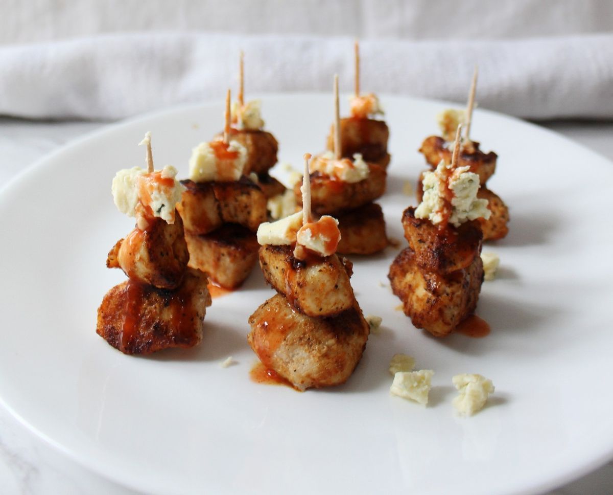 Keto Buffalo Chicken Bites