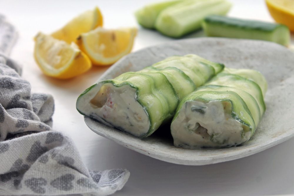 Keto Cucumber And Shrimp Rolls