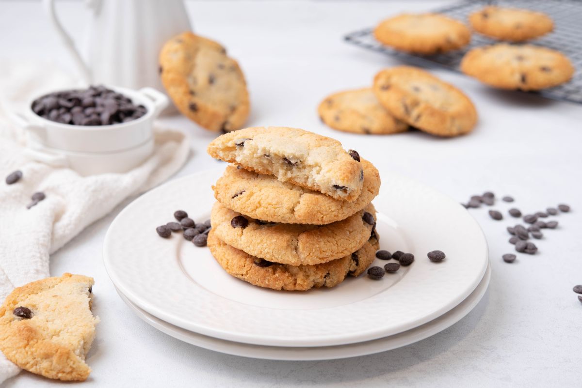 Keto Air Fryer Chocolate Chip Cookies